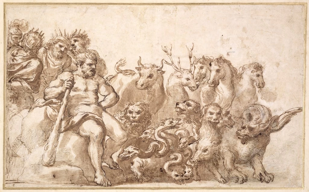 Studio - Allegoria delle fatiche di Ercole, Fitzwilliam Museum, University of Cambridge